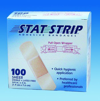 Bandages Sheer Stat Adhesive Strip American® Whi .. .  .  